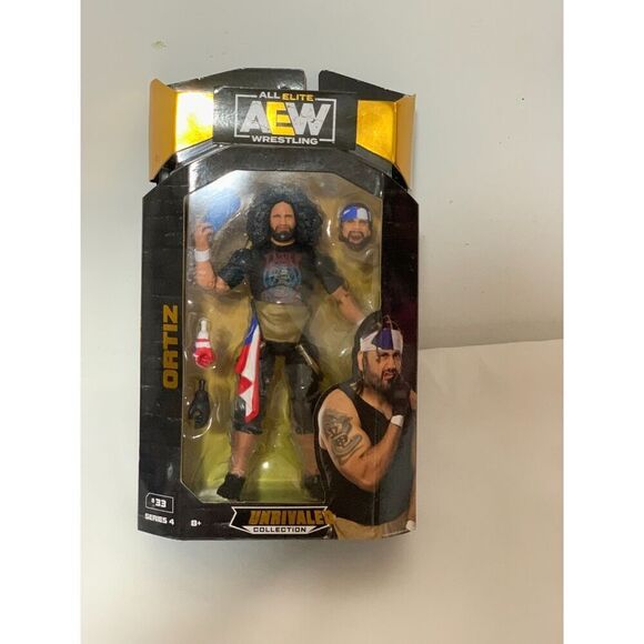 AEW Unrivaled Collection Series 4 ORTIZ #33 Wrestling Action Figure, TOYS FIGURE - Picture 4 of 7